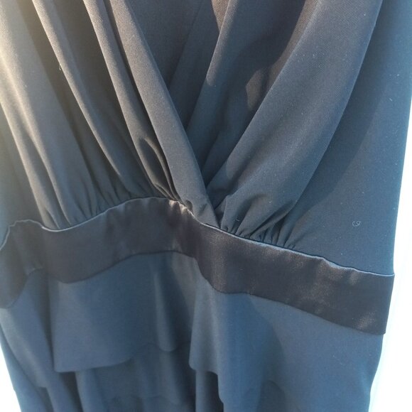 Evan Picone Black Sleeveless Dress Women’s Size 10 Party Formal Wedding - Picture 3 of 6